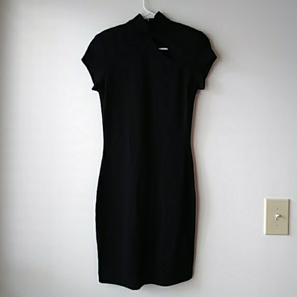 Cach? Little Black Dress size S w/ Shoulder Detail