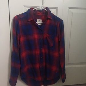 Blue and Red Flannel