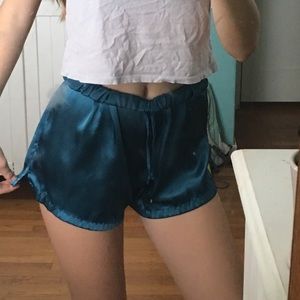 brandy melville silk satin shorts (dupe)