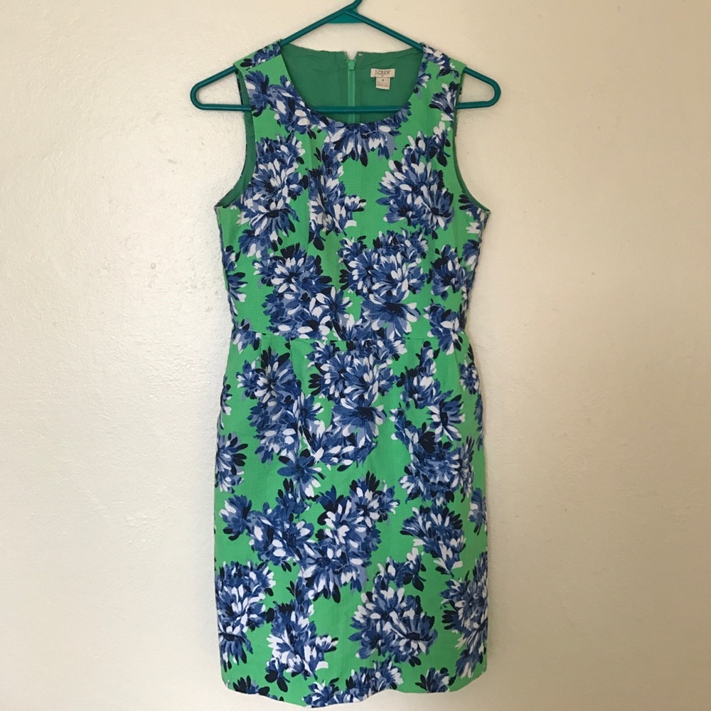 J Crew Floral Print Dress