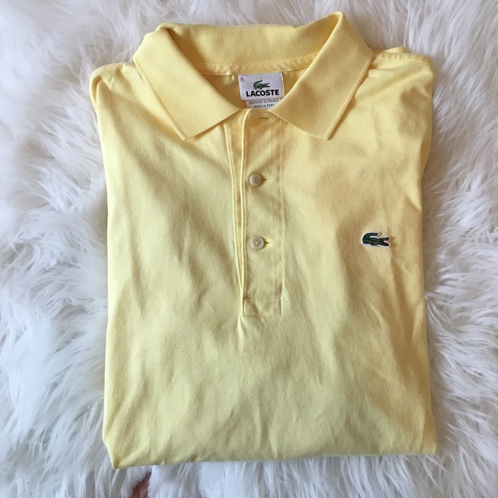 Lacoste Yellow Polo shirt