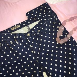 NWOT  AG Polkadot Jeans