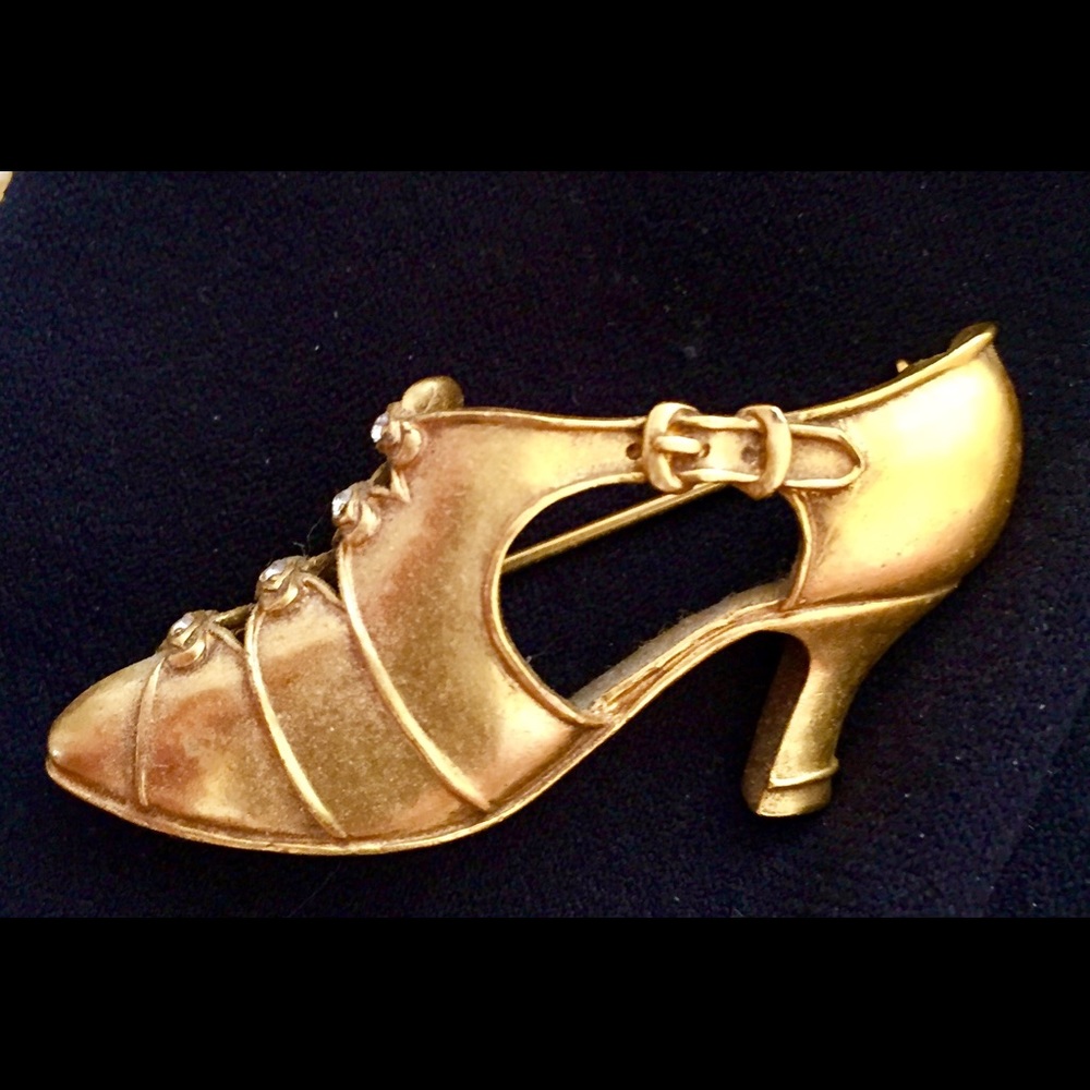 House of Congress Gold Plated Shoe Pin - Picture 1 of 2