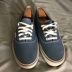 Vans Classic Canvas Shoes - Blue (Men's Size 9.5)