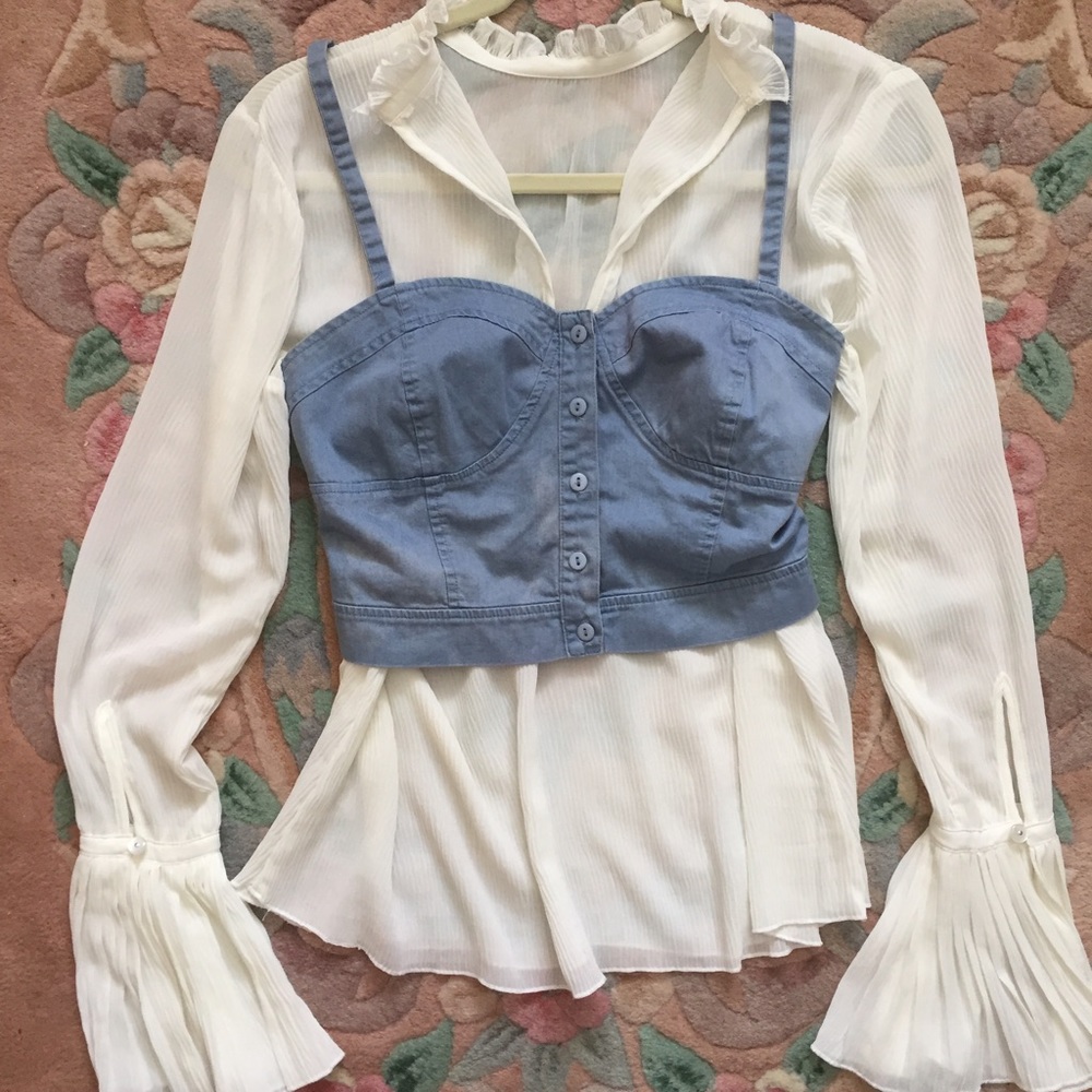 Nollie Cropped Bustier