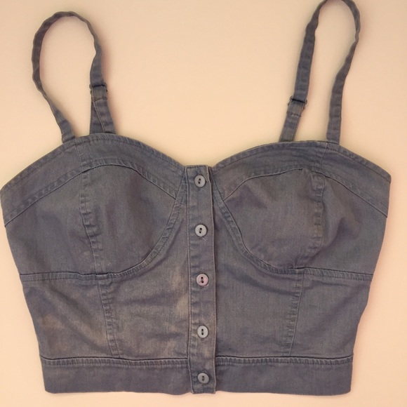 Nollie Cropped Bustier - Picture 2 of 4