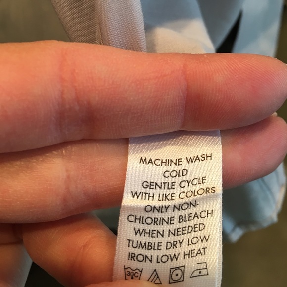 Calvin Klein light gray button down - Picture 3 of 3