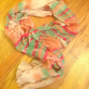 Aztec print scarf