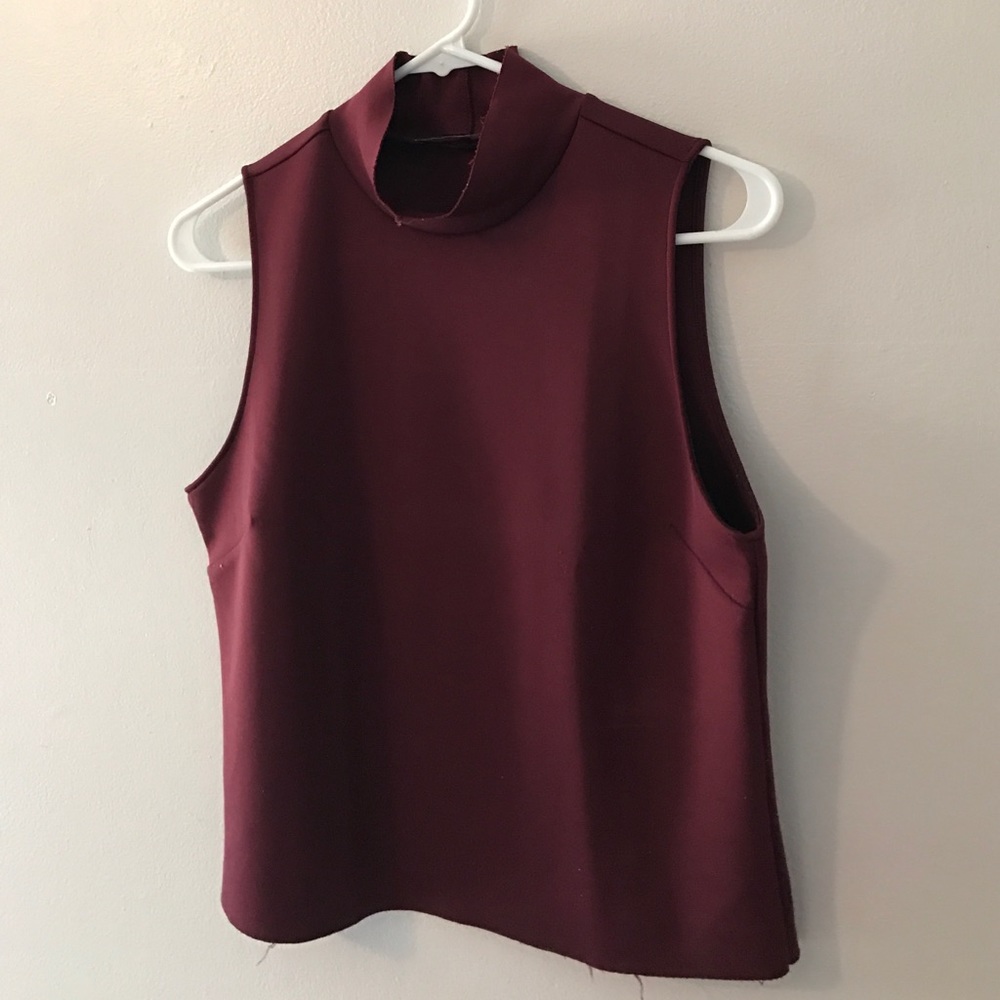 Zara Sleeveless Turtleneck