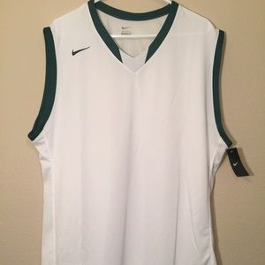 White and green Nike Jersey 3xl