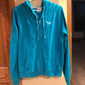 Vs pink blue hoodie