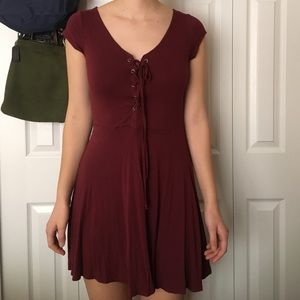 Red dress from American eagle Outfitters