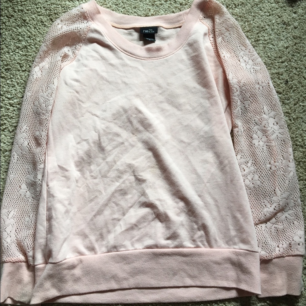 Light pink sweatshirt