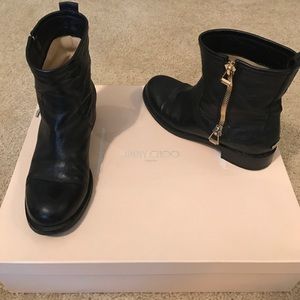 Authentic Jimmy Choo "Dondo" Moto Boot 6.5