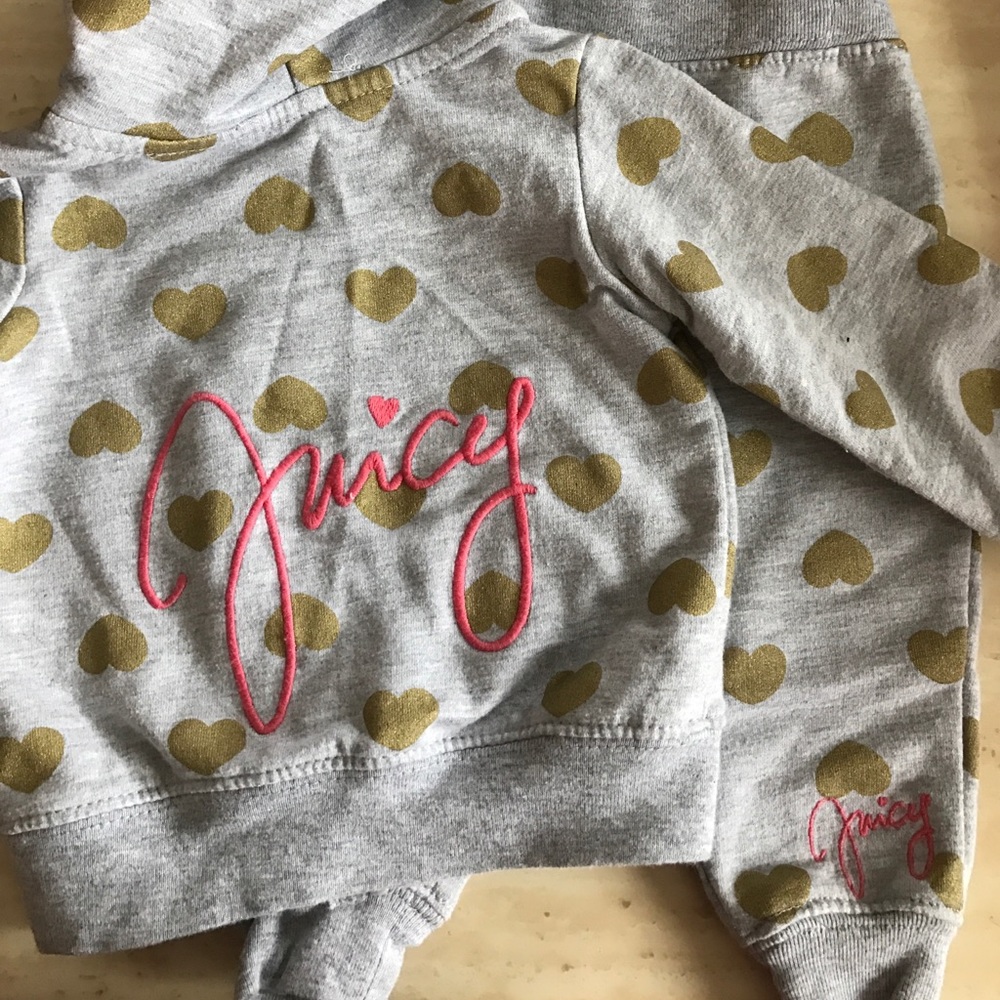 Baby Juicy Couture 3/6 mo outfit