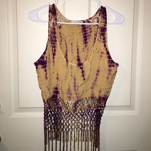 Patrons of Peace Tie Dye crop top
