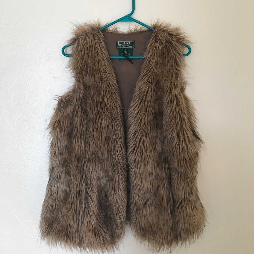 Ralph Lauren Faux Fur Vest