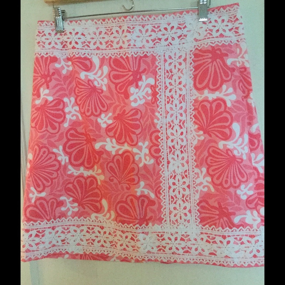 💫 Price Reduced💫 Lilly Pulitzer Skirt Pink White