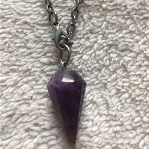 Amethyst quarts pendant