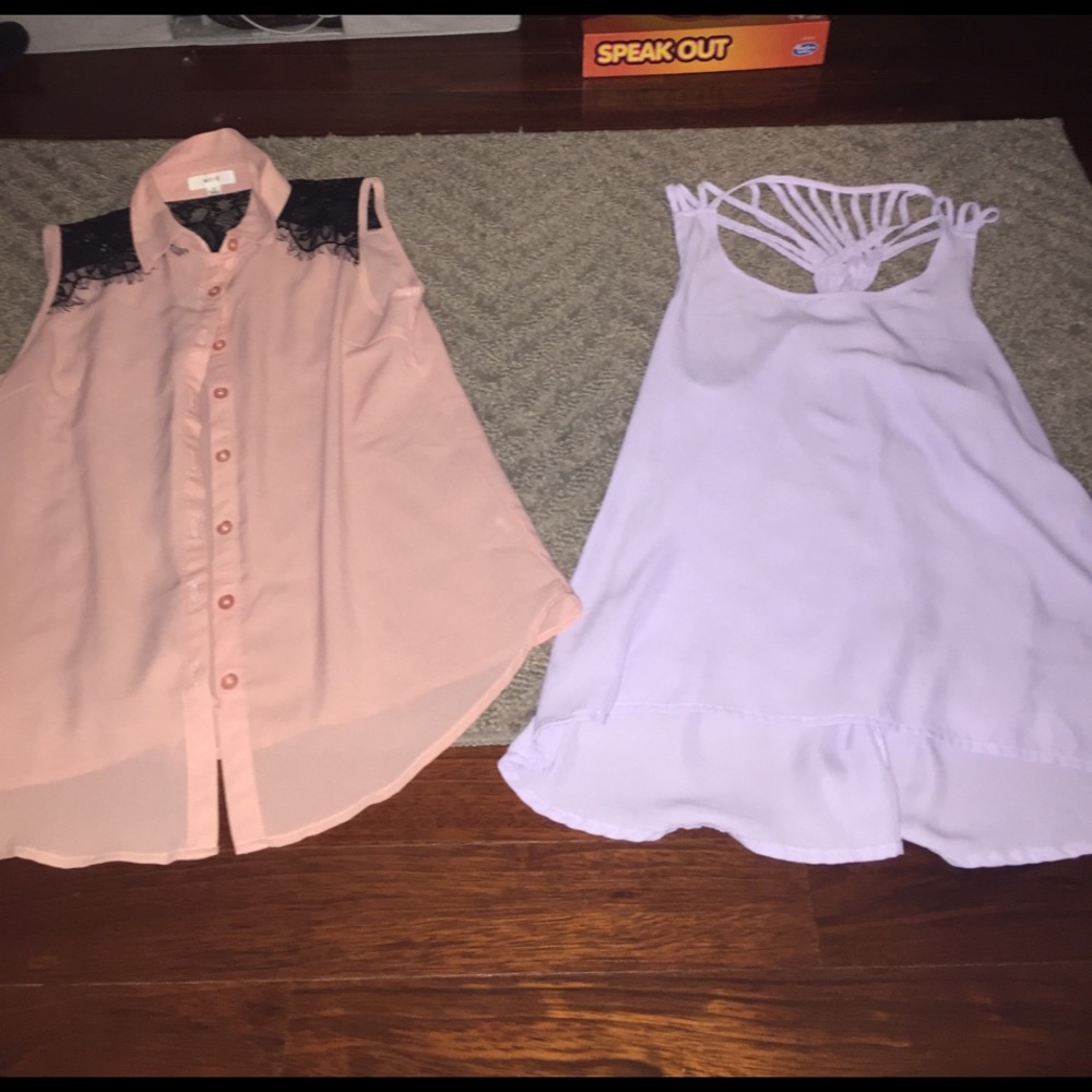 Two cute shirts! 💜💞