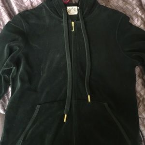 Juicy Couture black tracksuit top!