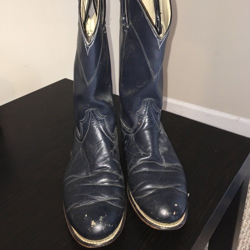 Laredo Leather Cowboy Boots