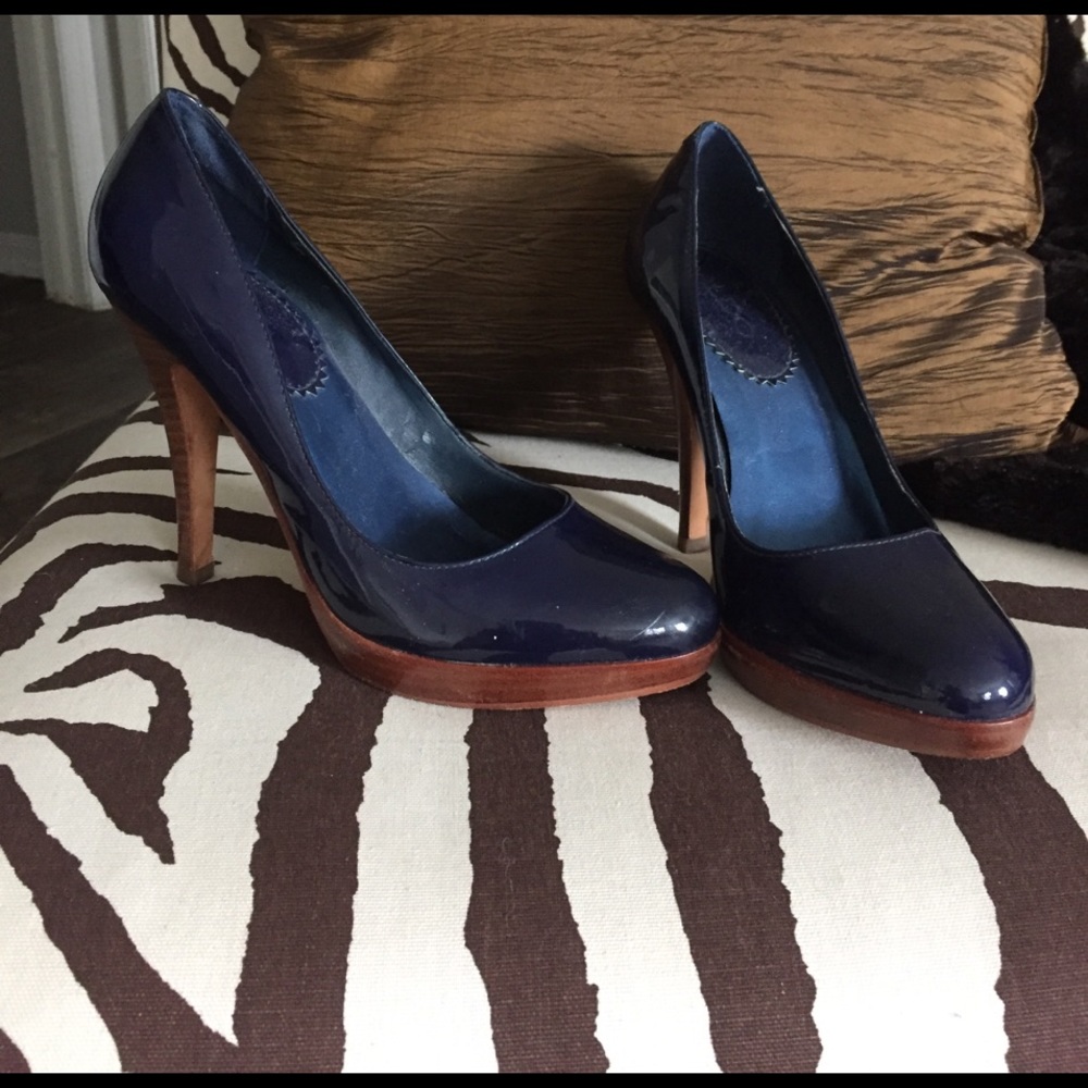 Navy blue Aldo shoes.