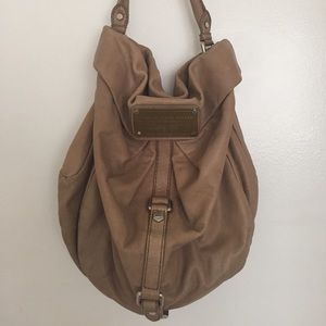 Marc by Marc Jacobs brown hobo leather tote bag
