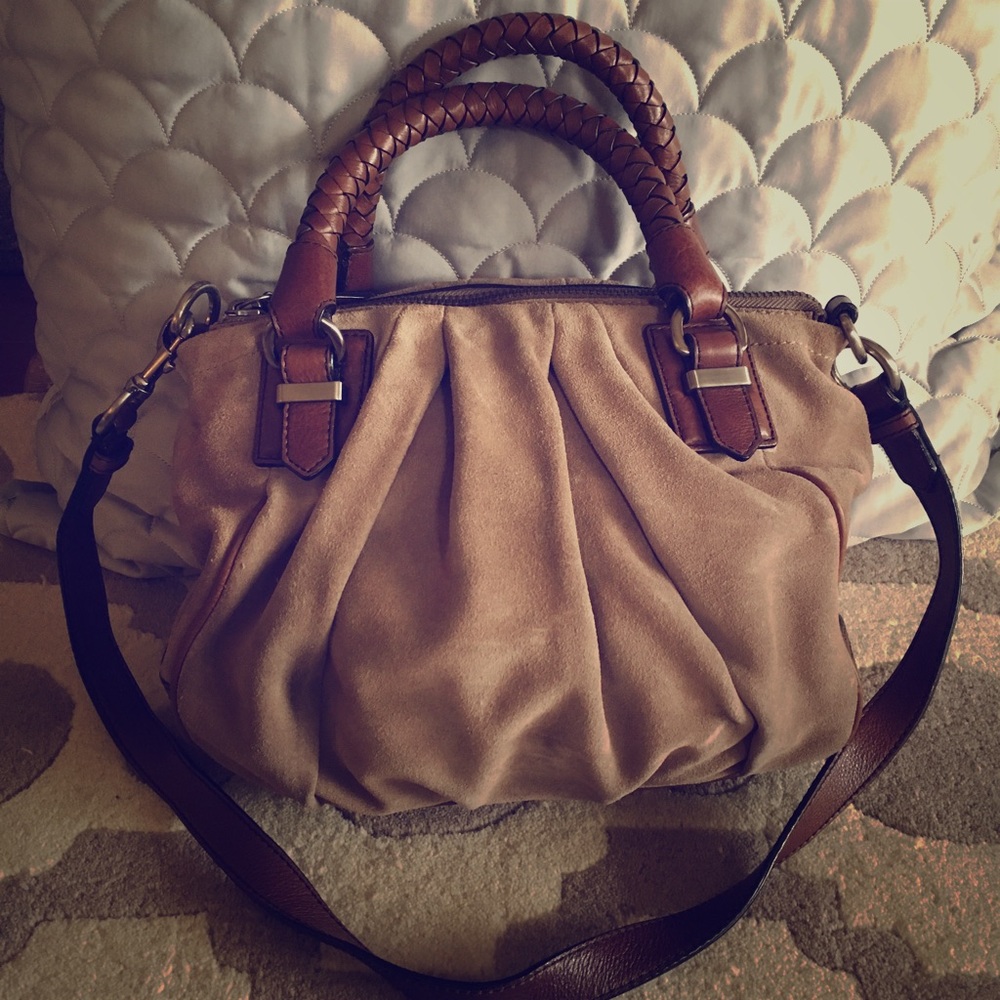 Banana Republic suede purse