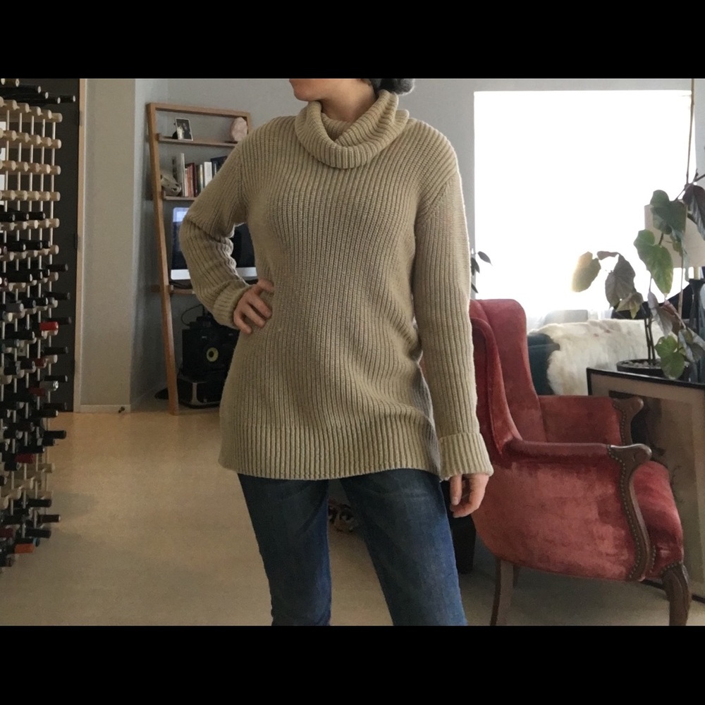Oversized A&F Cowl-neck sweater