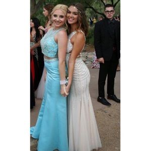 Beautiful champagne prom dress