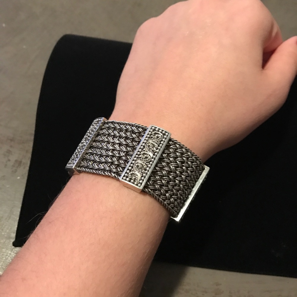 Lois Hill-sterling silver bracelet