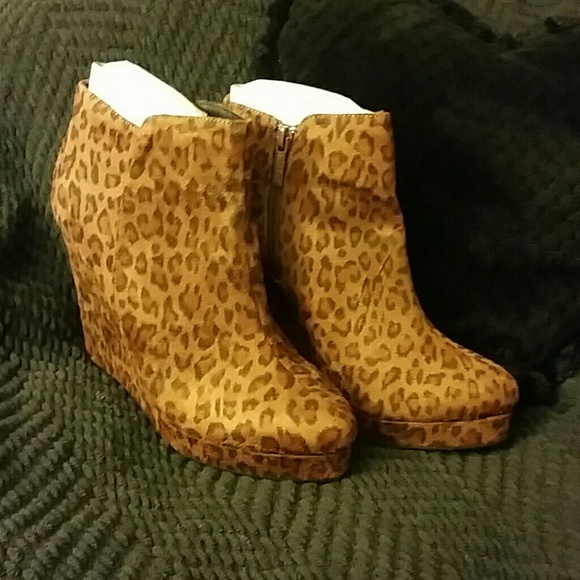 Michael Antonio Shoes - Leopard Wedge Cuties! NWOT