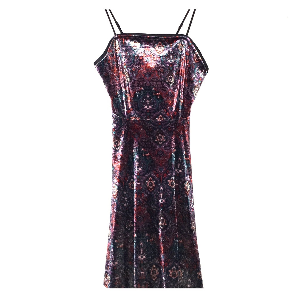 Ecote velvet mini dress