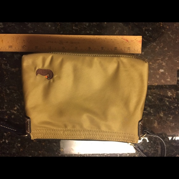 Dooney Bourke Nylon Leather Crossbody Pouchette - Picture 2 of 5