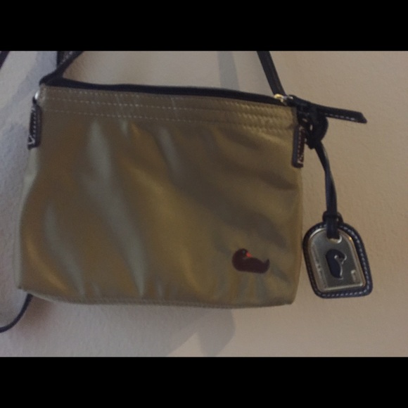 Dooney Bourke Nylon Leather Crossbody Pouchette - Picture 4 of 5