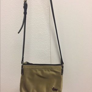 Dooney Bourke Nylon Leather Crossbody Pouchette