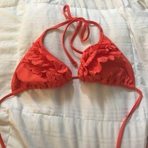 Orange bikini top