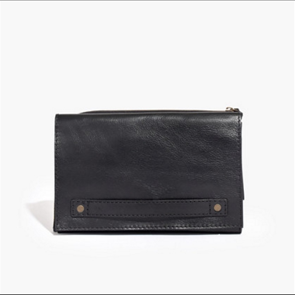 Madewell Duet Snap Clutch NWT
