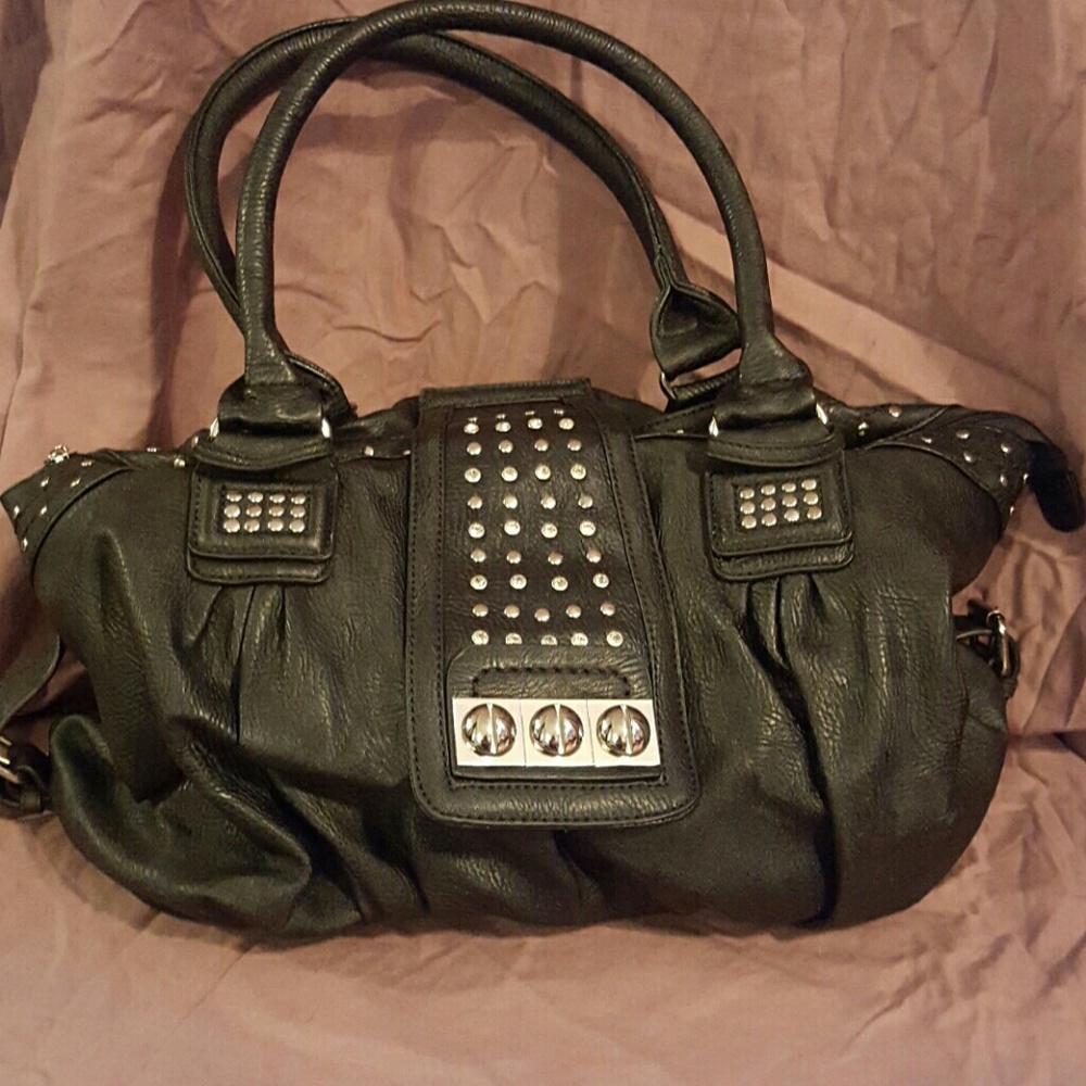 Black MG handbag