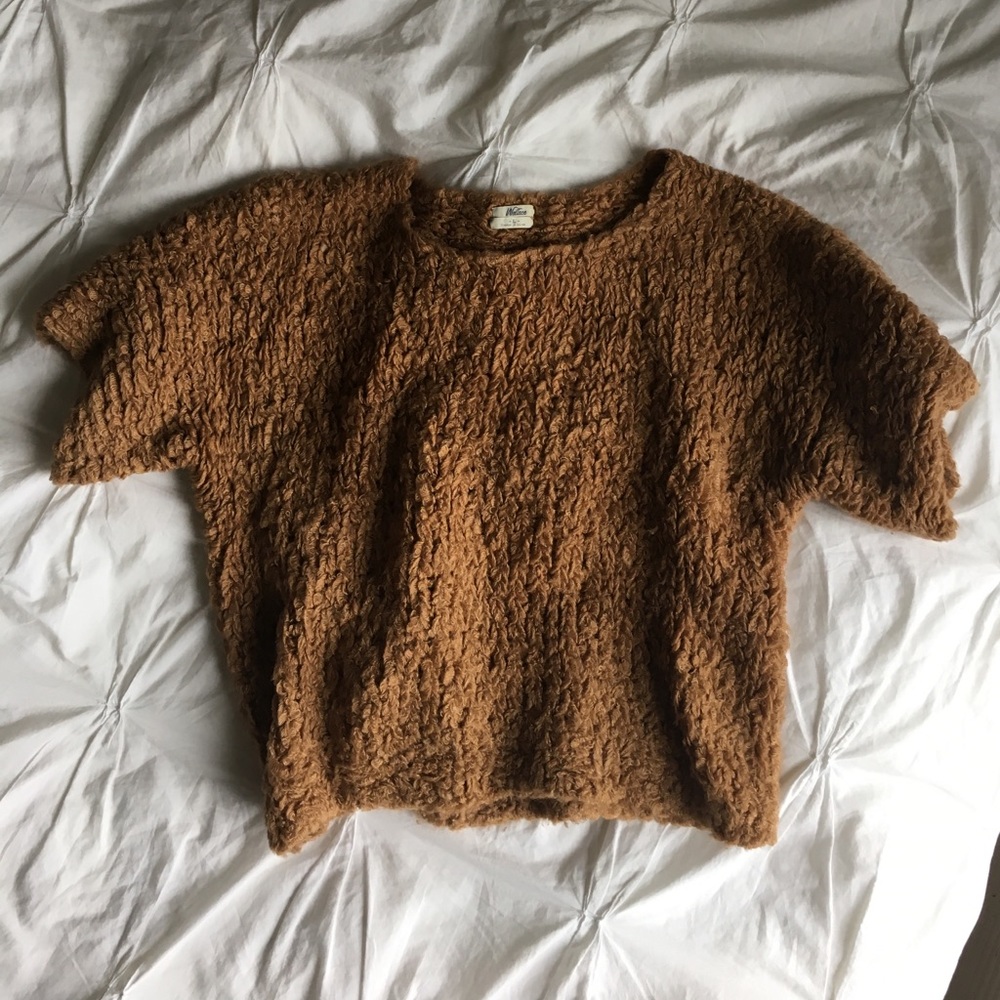 Over sized Madewell teddy bear sweater
