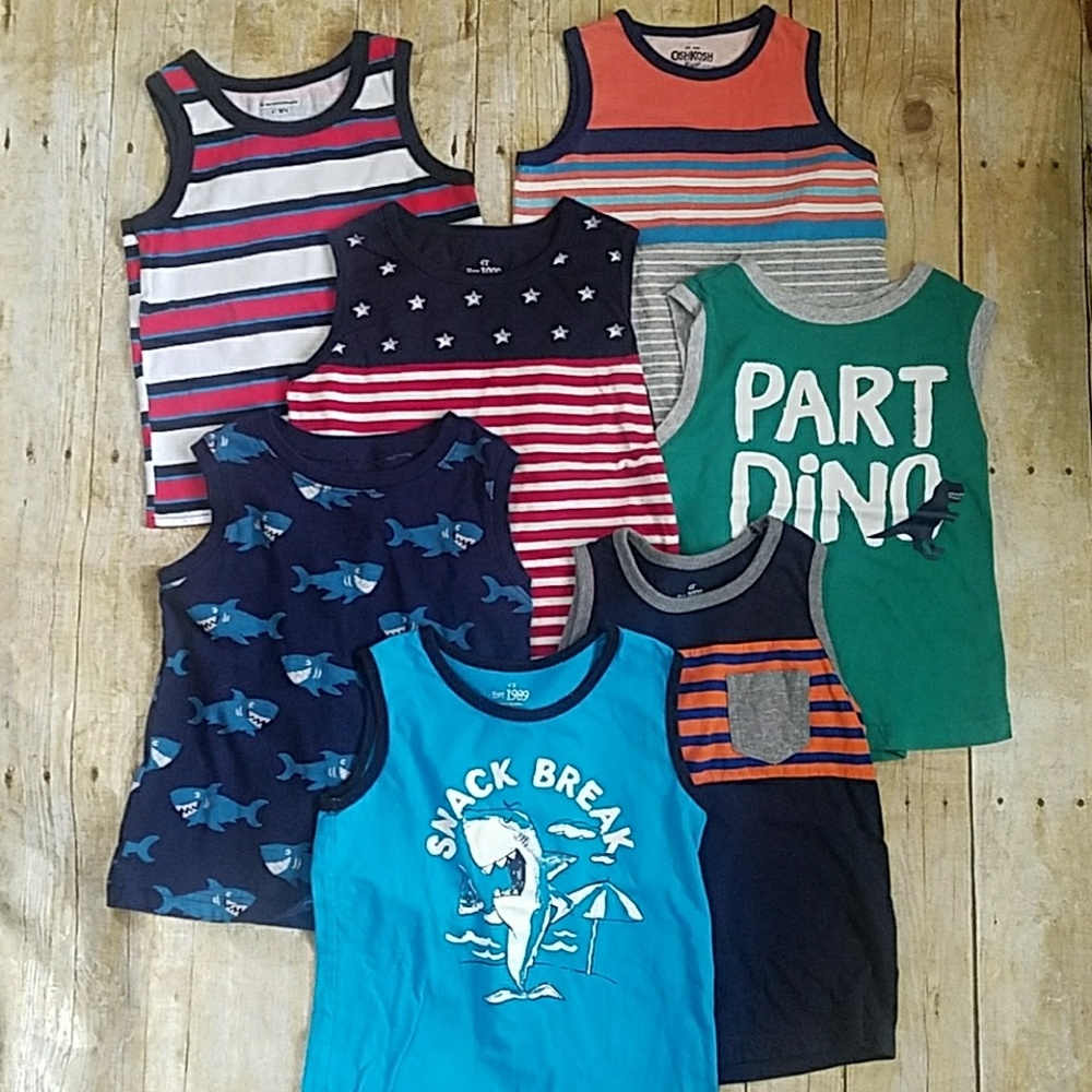 4t Boys Tank Top bundle - 7 Shirts!