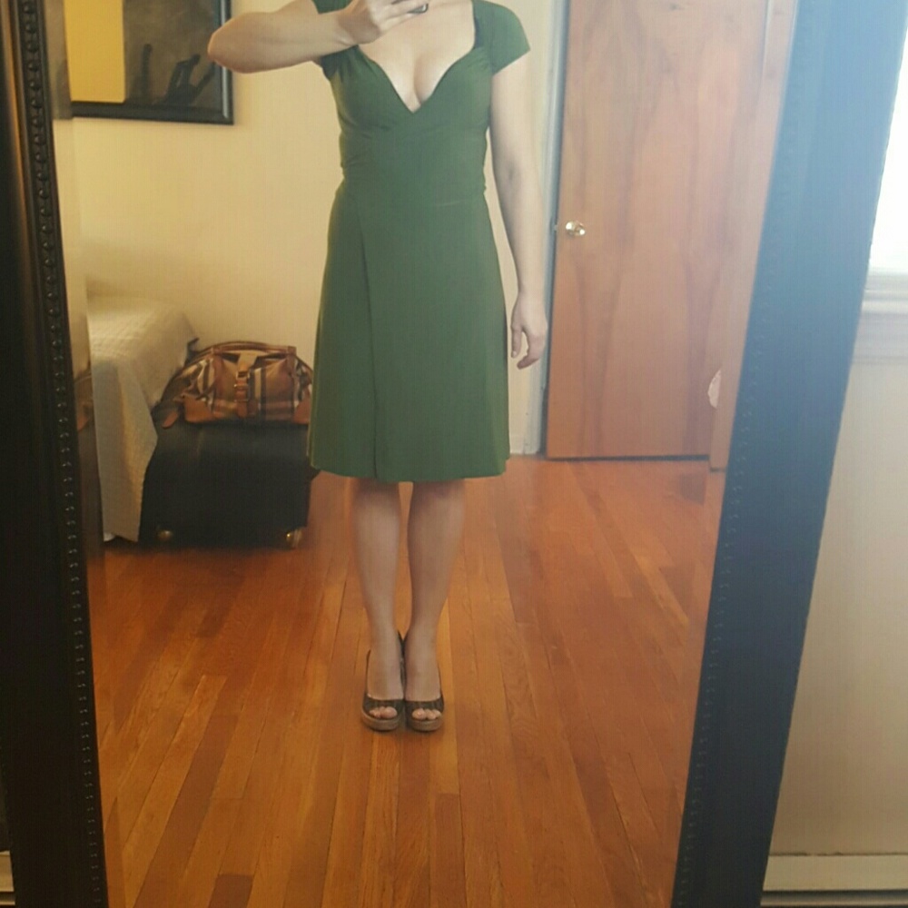 Norma Kamali wrap dress