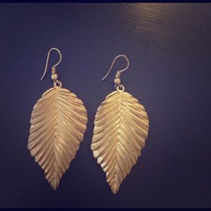 Gold Leaf Earrings