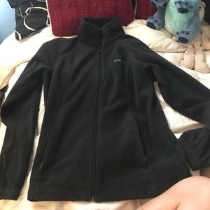 Black Columbia fleece jacket