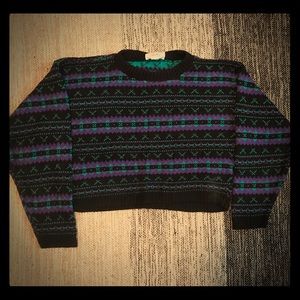 Cute Crop Vintage 90s Sweater❤️