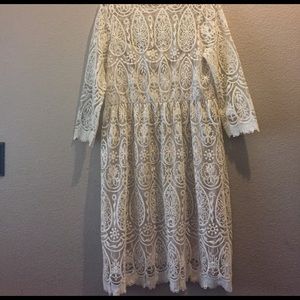 Lace Cream Dress