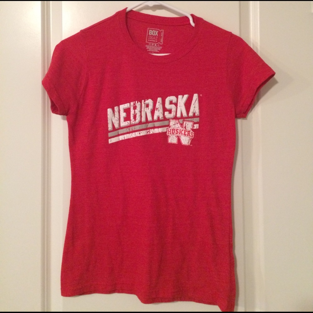 Nebraska Husker fitted tee