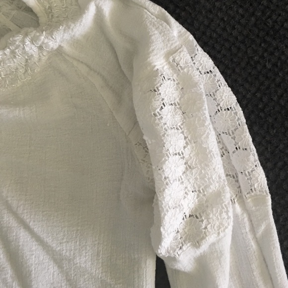 Girls size large white long sleeve top - Picture 3 of 4
