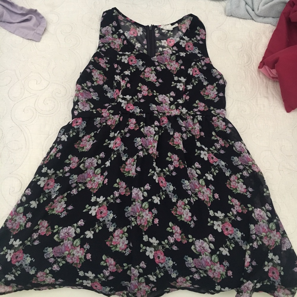 Short floral dress